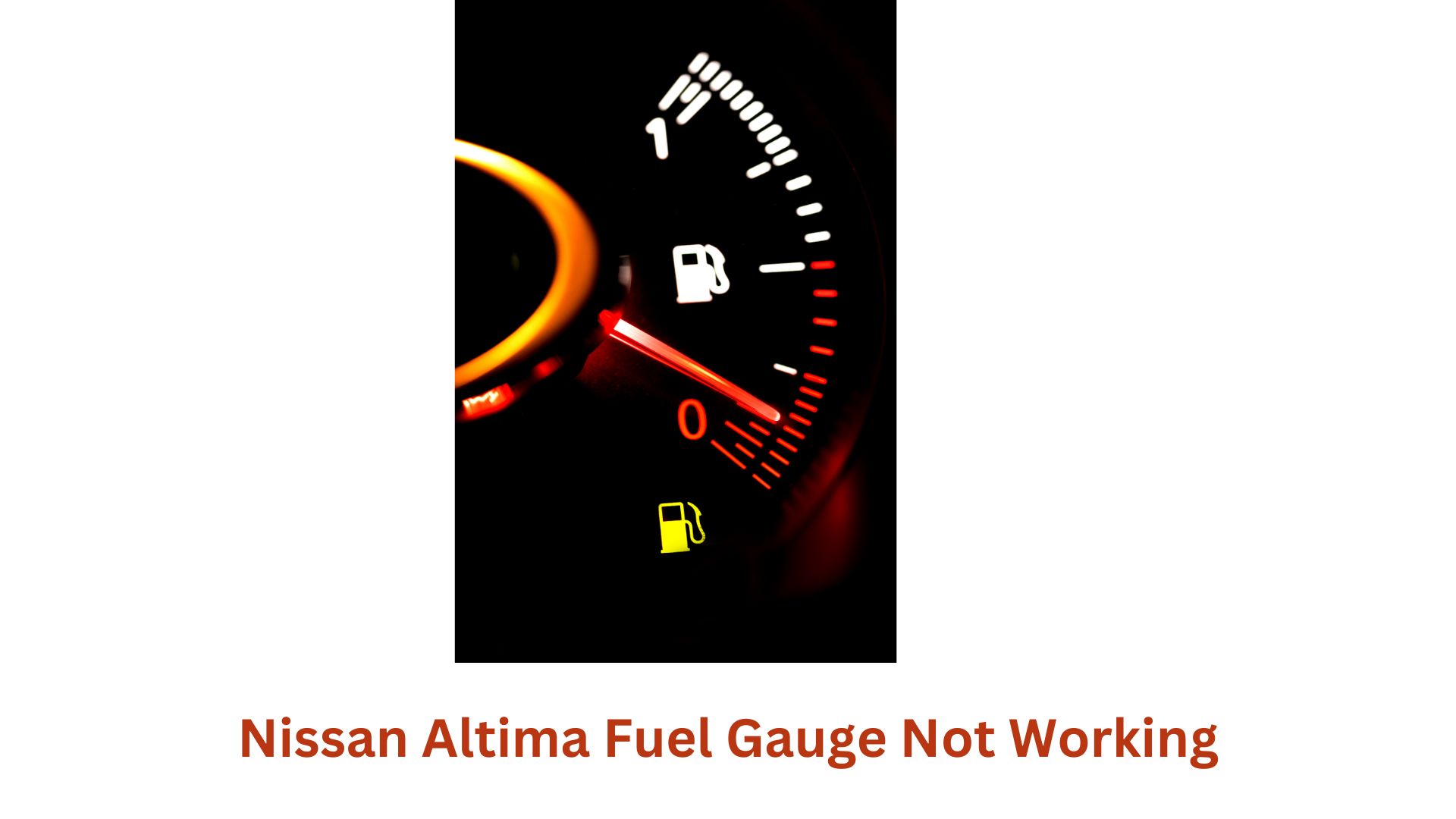 2005, 2006, 2008, 2012, 2013, 2014, 2019 nissan altima fuel gauge not working