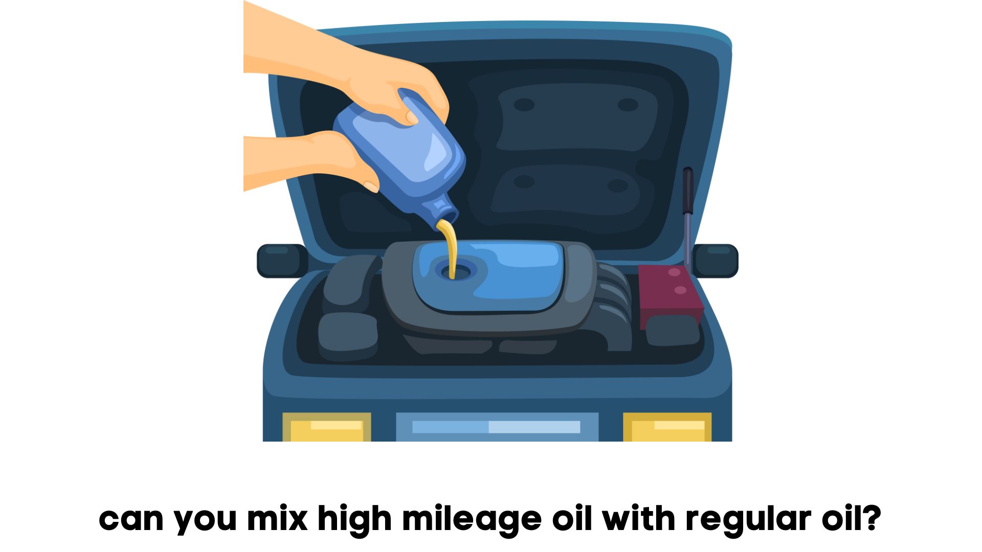 can you mix high mileage oil with regular oil