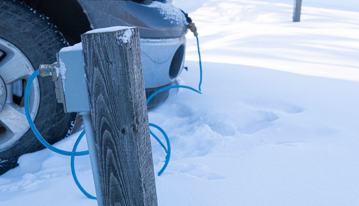 does a block heater charge the battery