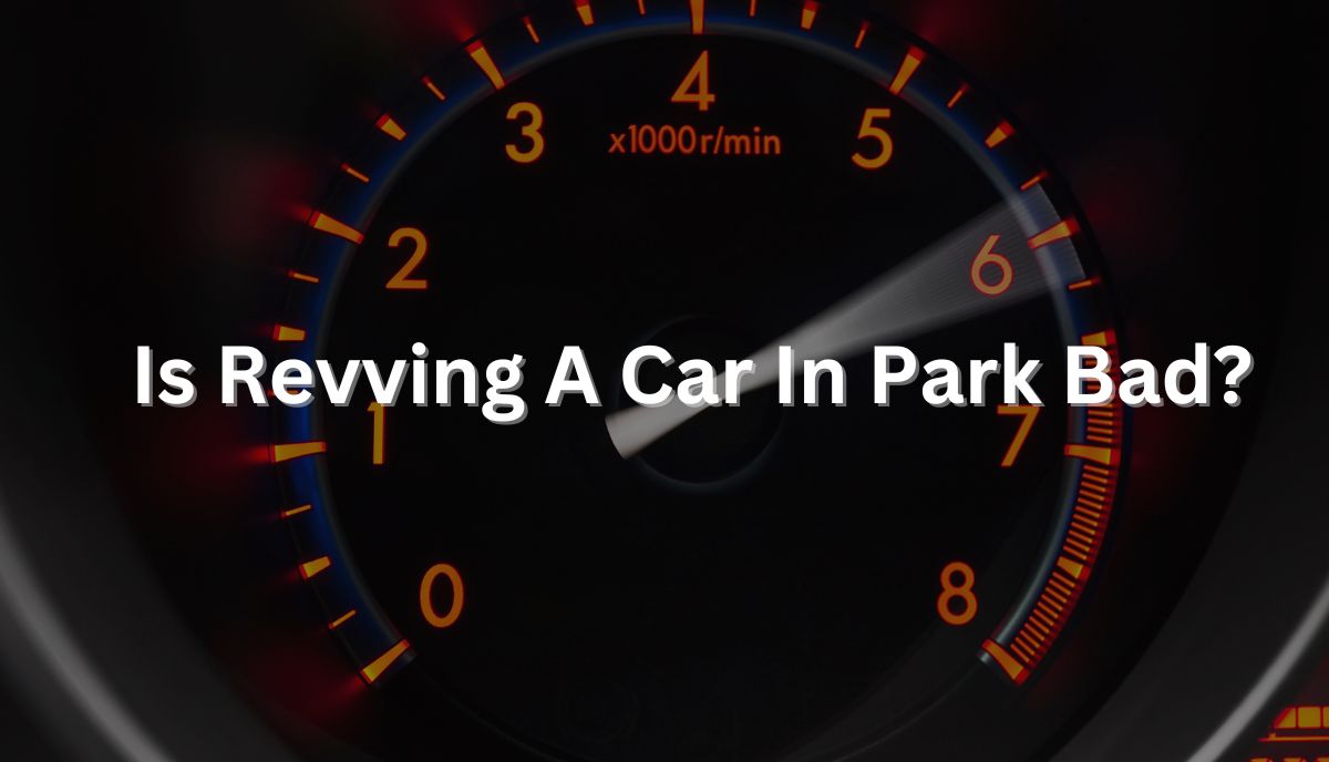 is revving a car in park bad